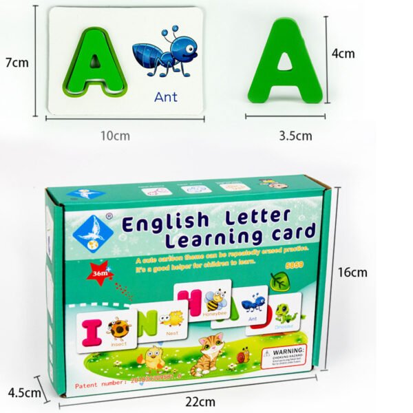 English Letter Learning Card - Gambar 5