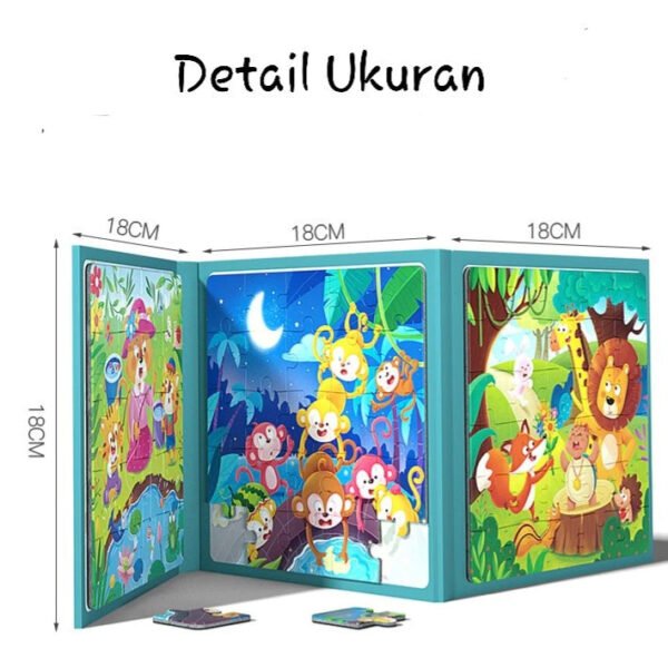 Buku Puzzle Magnet Gambar - Gambar 3