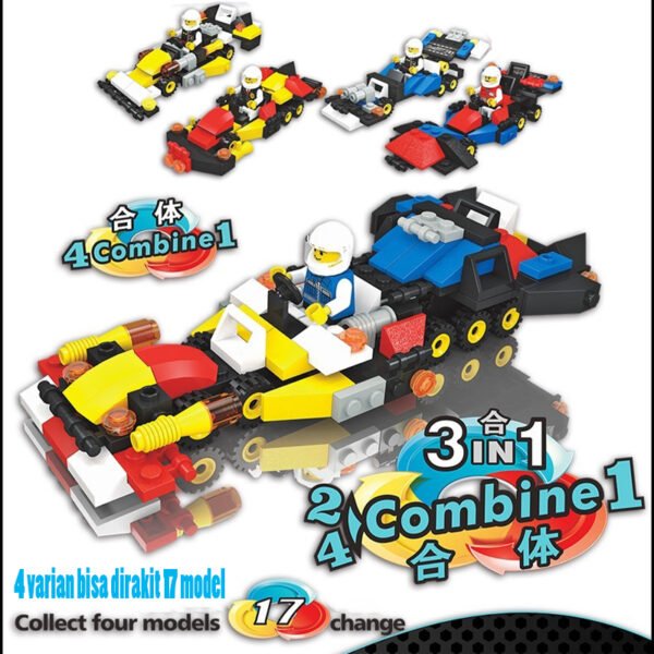 Mobil Puzzle 3 in 1 / 17 in 4 - Gambar 3