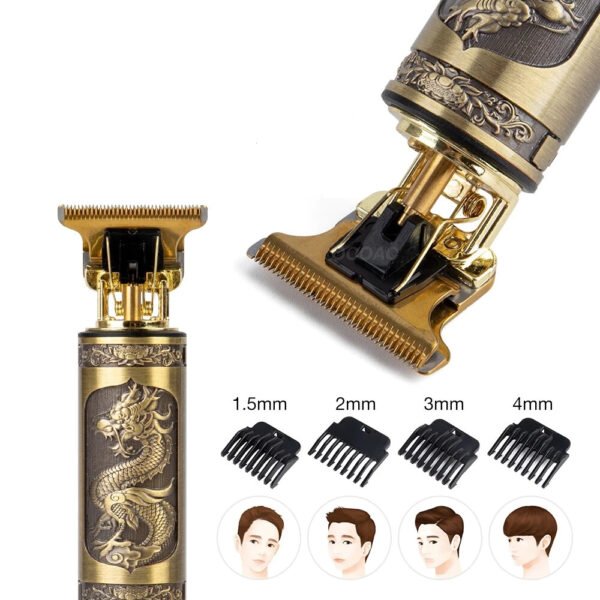 Cukur Rambut Motif Dragon - Gambar 3